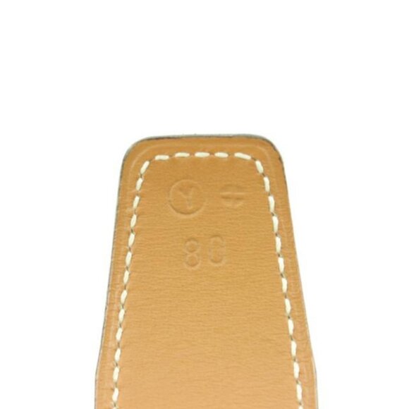 Hermès Brown x Gold 32mm Reversible H Logo Belt Kit 67h422s main image 12
